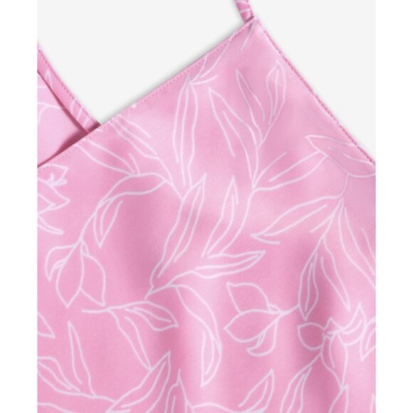 State of Day Women's Crepe De Chine Chemise, Thulian Pink, NWT - Picture 3 of 3